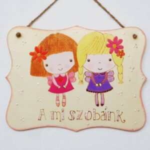 Lánytestvéreknek szóló gyerekszoba kép