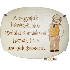 A nagyapák bűvészek, akik csodálatos emlékeket hoznak létre unokáik számára - pirogravírozott kép