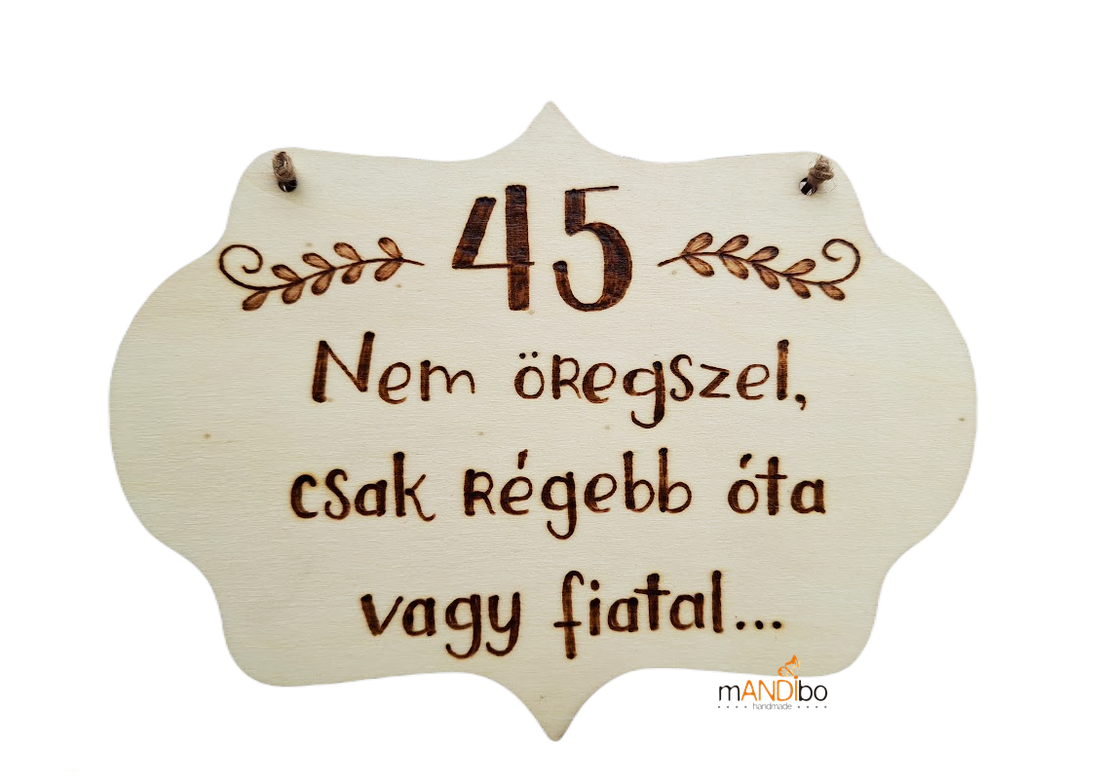 Vicces személyre szabható pirogravírozott születésnapos kép - Image 2
