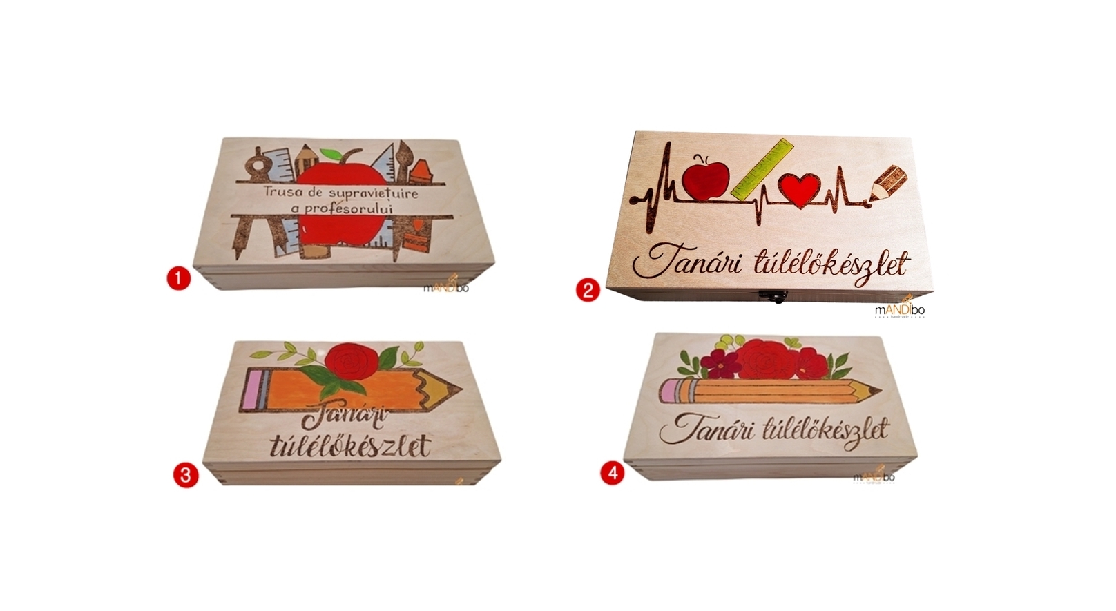 Tanári túlélőkészlet – Egyedi, vicces kézműves ajándék pedagógusoknak évzáróra és ballagásra | mANDIbo handmade