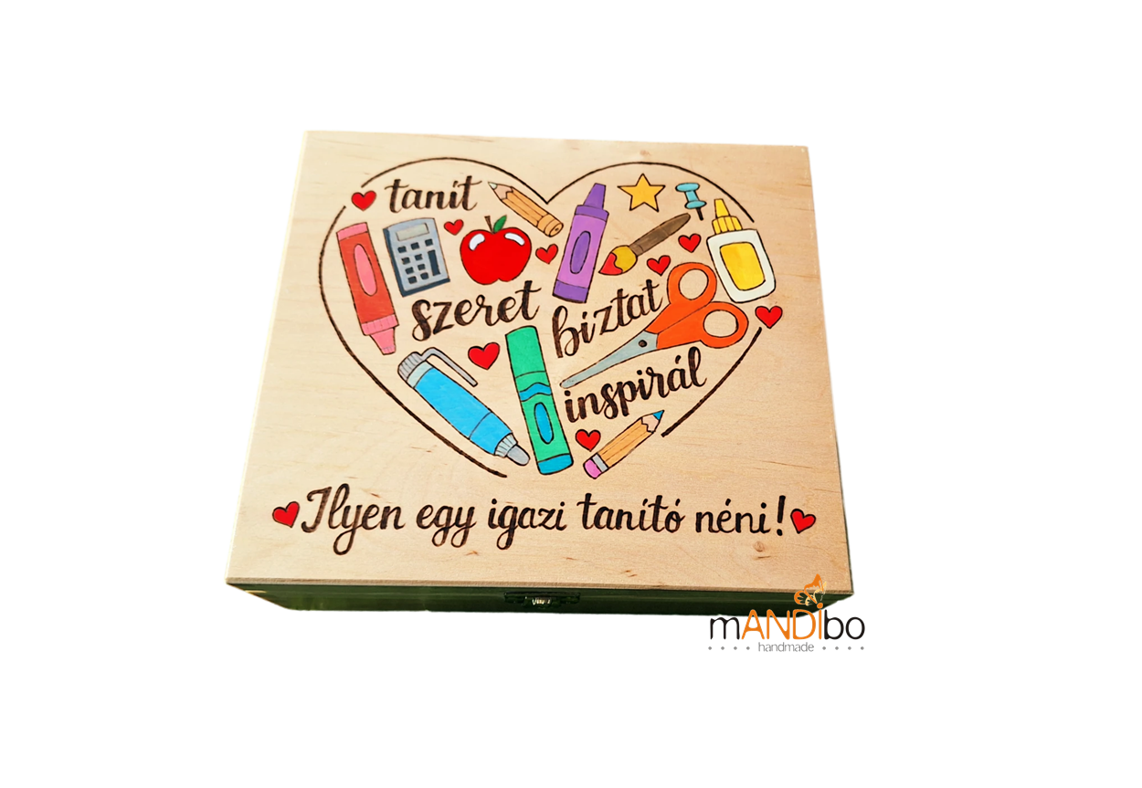 Ilyen egy igazi tanár – Egyedi, vicces kézműves ajándék pedagógusoknak évzáróra és ballagásra | mANDIbo handmade - Image 2